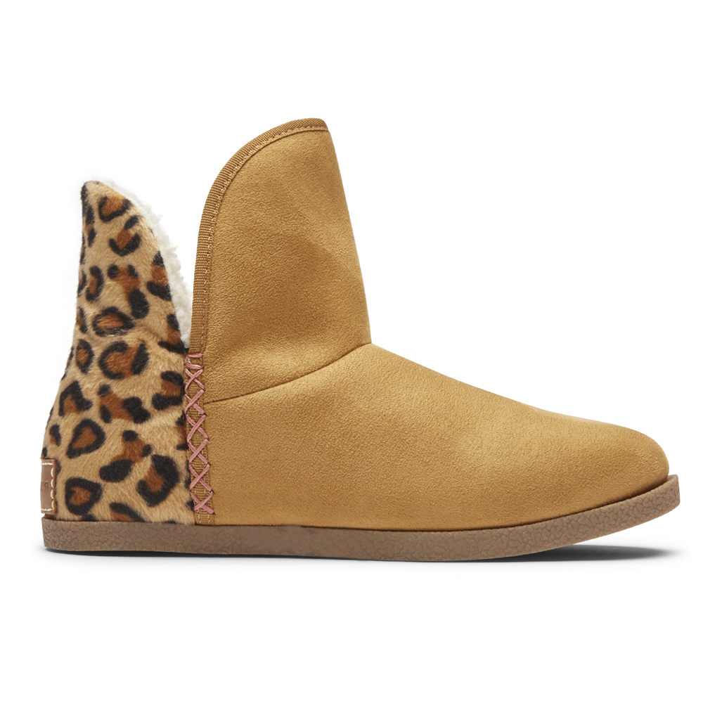 Rockport Støvler Dame Leopard - Trutech Veda Slipper - SMQJ83270